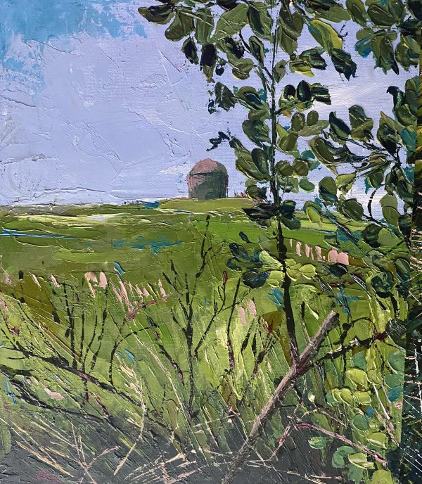 Watch Tower in Co.Down, painted in oils on Linen Canvas Board