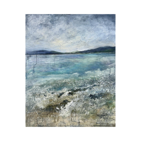 Calm Original Artwork inspired by the North Coast of Ireland by Frankie Creith