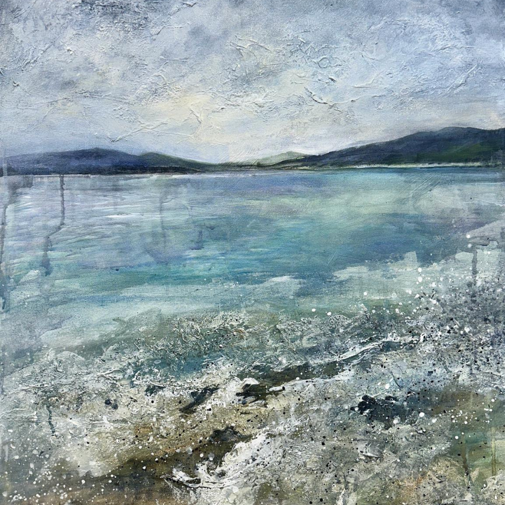 Calm Original Artwork inspired by the North Coast of Ireland by Frankie Creith