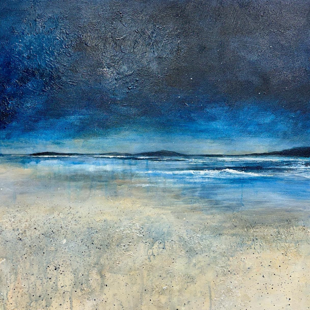 Dusk Original Artwork inspired by the North Coast of Ireland by Frankie Creith