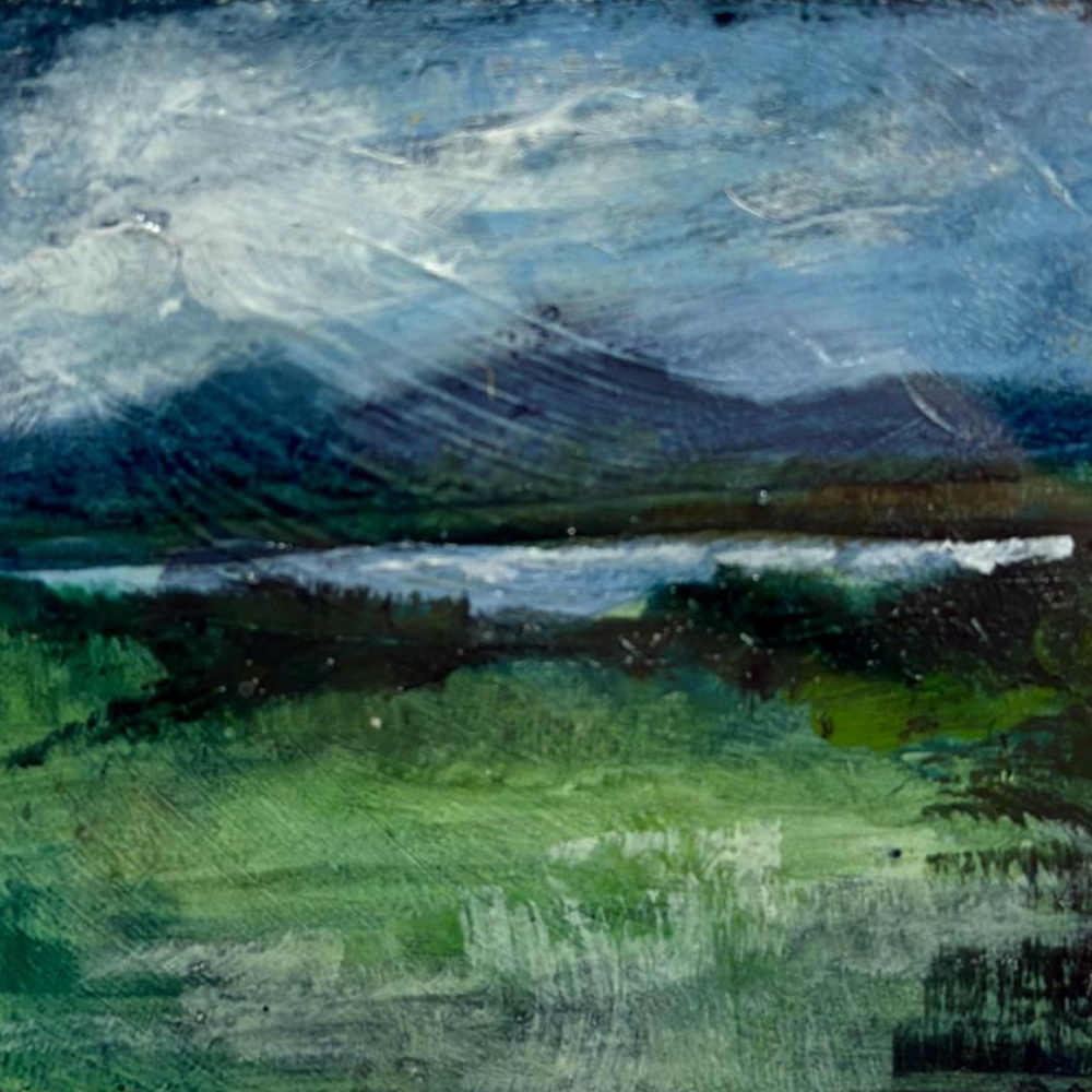 Grass Original Artwork inspired by the North Coast of Ireland by Frankie Creith.