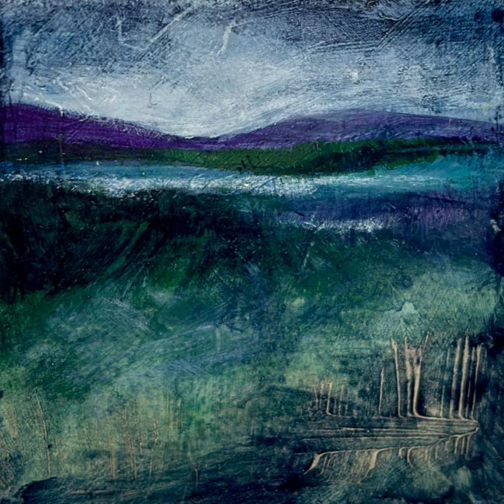 Hills Original Artwork inspired by the North Coast of Ireland by Frankie Creith.
