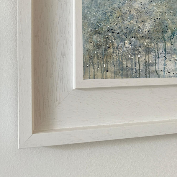 Frame detail of Horizon Original Artwork inspired by the North Coast of Ireland by Frankie Creith