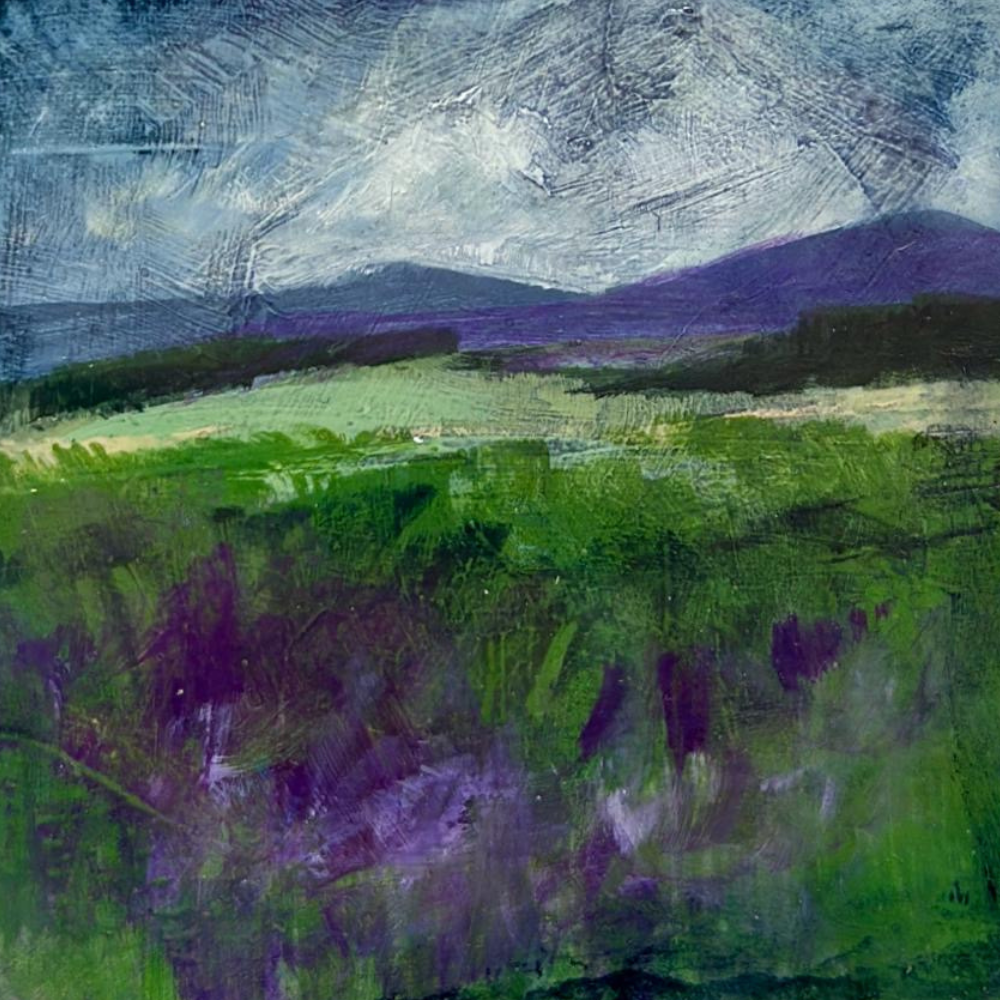 Lavender Original Artwork inspired by the North Coast of Ireland by Frankie Creith.