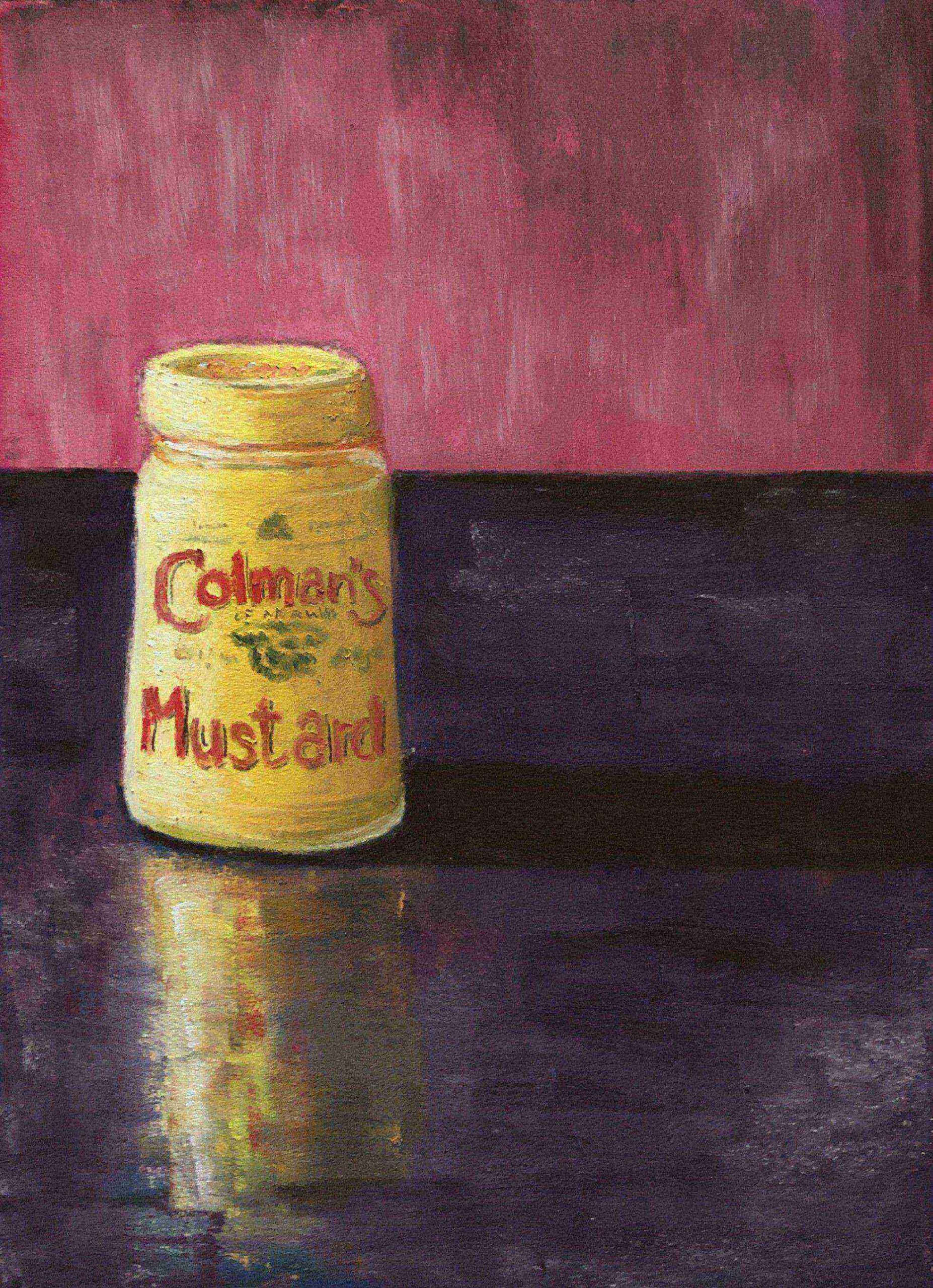 Coleman's mustard painting by artist Geraldine Segre