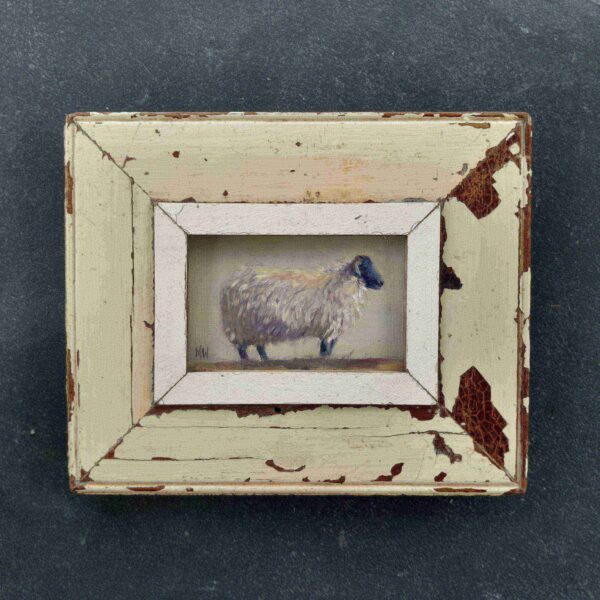 “Irish Sheep, Siobhan” by Irish artist Marie Woods.