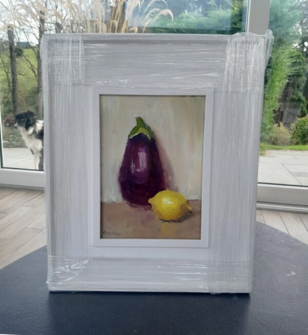 Aubergine and Lemon by Irish artist Marie Woods