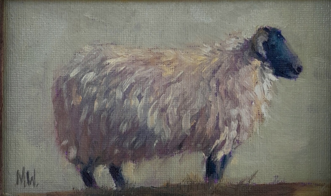 Irish Sheep,Siobhan” by Irish artist Marie Woods