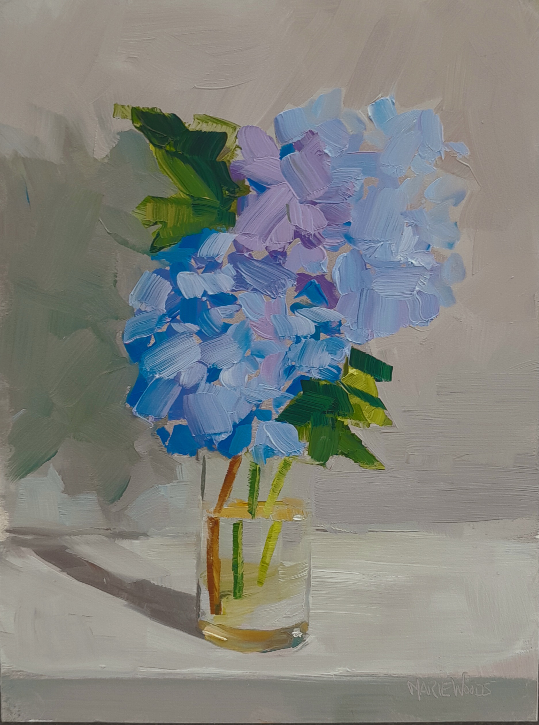 “Hydrangea” by Irish artist Marie Woods